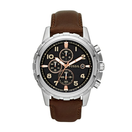 UPC 796483033245 product image for Fossil Men's Dean Chronograph Brown Leather Watch FS4828 | upcitemdb.com