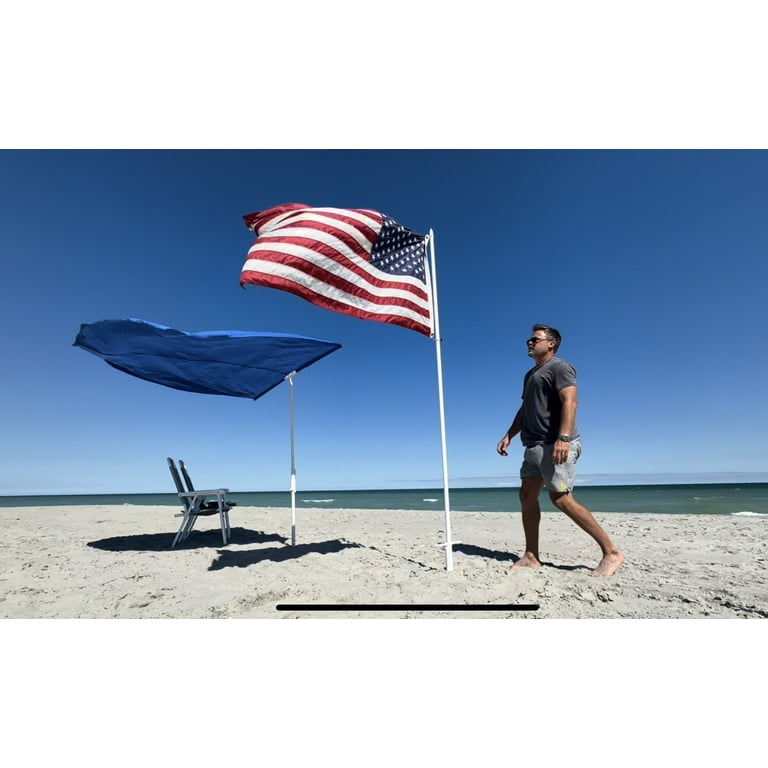 flag patio umbrella Yardwe Water-Filled Windproof Weight Bag Elegant and Classic DesignThe plastic outdoor patio table umbrella base has an elegant and classic design Flag Crank & Tilt Round