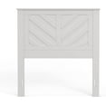 thumbnail image 4 of Glenwillow Home LaFerme Wood Panel Headboard in White - Twin Size, 4 of 6