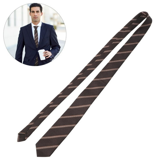 FRCOLOR Striped Necktie School Style Pre-Tied Tie for Men Boys Kids Classic Comfortable Tie for School Uniforms and Festive Decorations