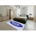 thumbnail image 4 of Ahgly Company Indoor Square Patterned Heavenly Blue Area Rugs, 7' Square, 4 of 6