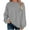Gray, variant on hotojiny Womens Oversized Sweatshirt Long Sleeve Crewneck Casual Tops Fall Winter Textured Loose Pullover Shirts