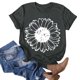 thumbnail image 1 of Fiudx Ofertas Del Día Mujer Día de San Valentín Impreso Invierno Casual Floral Top, 1 of 3