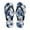 Blue Hibiscus Flower, variant on Flip Flops For Women Bathroom Tropical Sea Turtle Shower Shoes Non-Slip Cushion Indoor and Outdoor Hibiscus Sandals