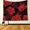 4, variant on Red Rose Tapestry Flower Plant Tapestry Botanical Nature Tapestry Red and Black for Bedroom Living Room Wall Decor (6,W150xH130cm)