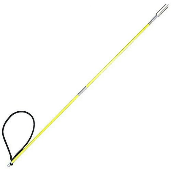 4.5' Travel Two Piece Spearfishing Fiber Glass Pole Spear w/ Lionfish Barb Tip