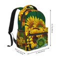 thumbnail image 2 of Disketp Sunflowers in Bucket Mochila Estampada para Hombre y Mujer – Mochila Ligera Clásica con Múltiples Bolsillos para Universidad, Trabajo y Viajes-One Size, 2 of 5