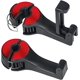 thumbnail image 1 of Gancho para coche con hebilla de bloqueo de 2 piezas (rojo), juego de 2 piezas de ganchos para reposacabezas de coche con soporte para teléfono, utilizado para ganchos ocultos para asientos de coche, 1 of 5