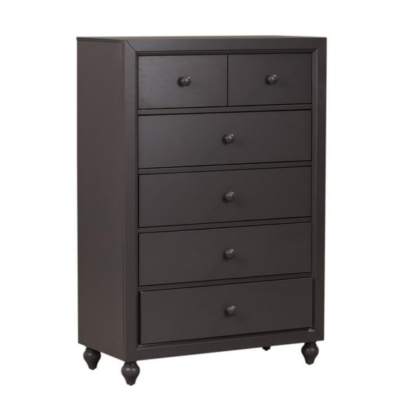 Cottage View Dark Gray 5 Drawer Chest