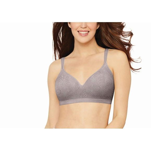 Bali womens Comfort Revolution Wirefree Bra Df3463 Warm Steel Swirl,40C
