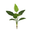 thumbnail image 7 of Lunxisen 3 Pcs Indoor Courtyard Decor Artificial Banana Monstera Philodendron Leaf Ornament Home Garden Tropical Greenery Decorative Piece, 7 of 7