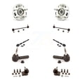 thumbnail image 1 of Transit Auto Front Hub Bearing Assembly Lower Ball Joint Outer Inner Tie Rod & Sway Bar Stabilizer Link Kit (10Pc) for Car Chevrolet Equinox GMC Terrain - Left Right Side (Driver Passenger) K7T-109425, 1 of 11