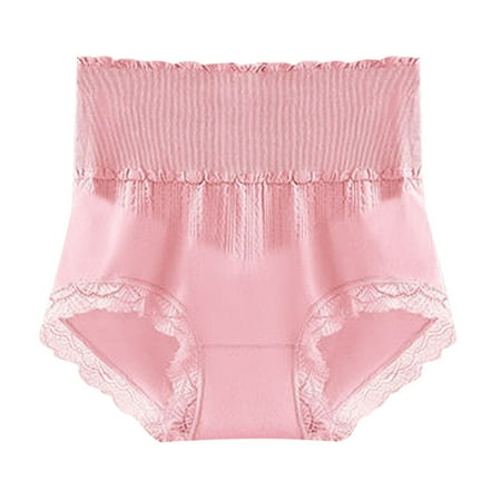 

Panties For Women High Waist Tight Lace Edge Comfortable For In Autumn And Winter Underwear