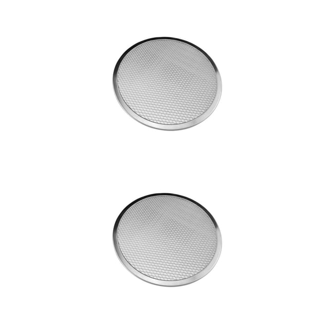 Advancent Molde para pizza estilo Detroit - Auténticas pizzas hondas en el hogar Bordes Estructura sin costuras Material engrosado Antiadherente plata 6 pulgadas, 1 2Conjunto