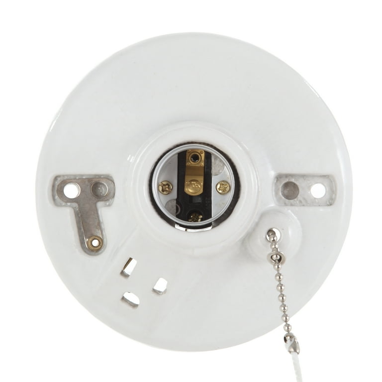 Porcelain Pull Chain Socket Pendant A Selection Of Colourful E27