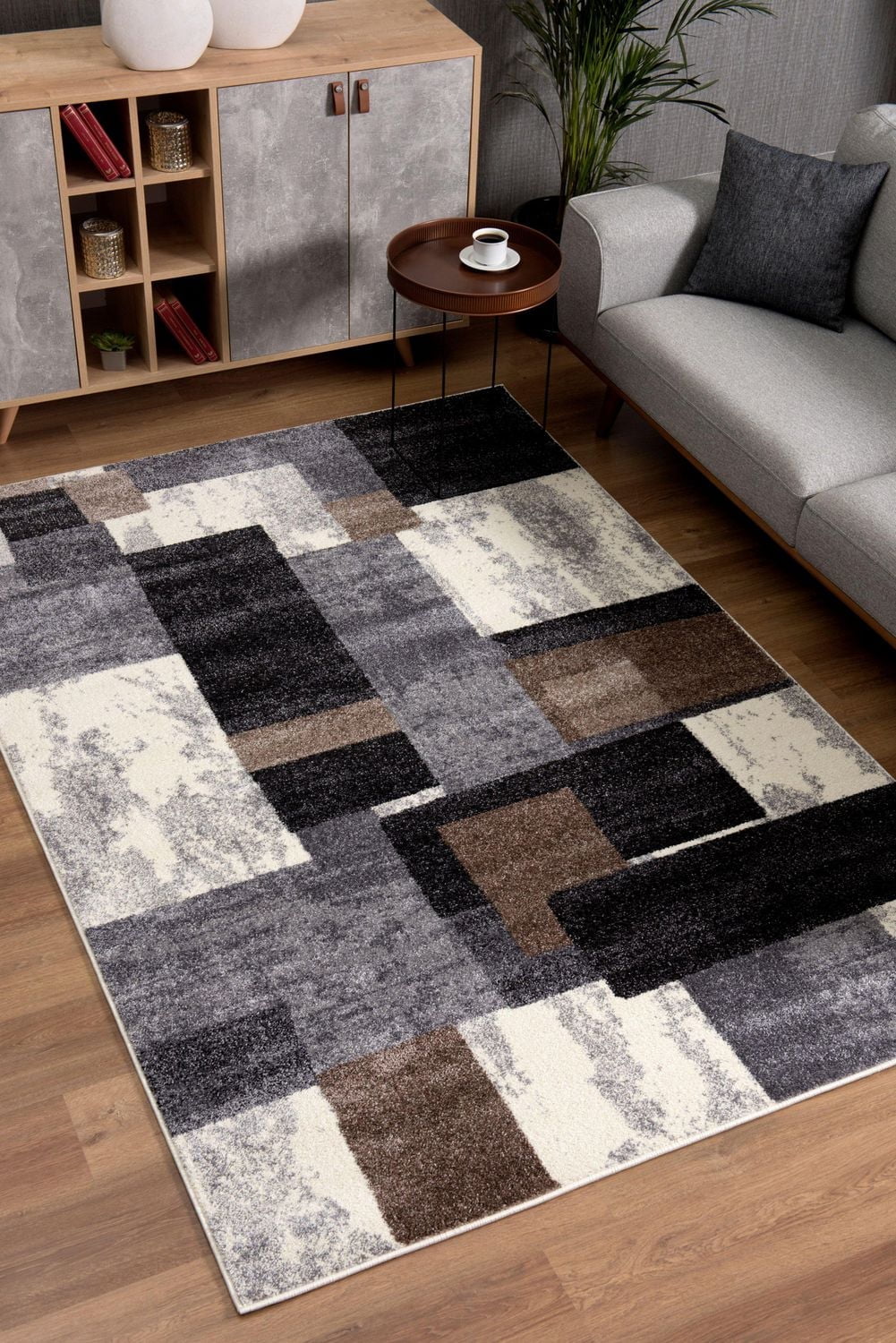 Rug Branch Nova Collection Modern Geometric Area Rug