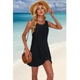 thumbnail image 4 of Vestido de bikini sin mangas con estampado de halitre, color negro, talla 2XL, 4 of 6