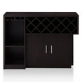 thumbnail image 2 of Furniture of America Derick Wood Multi-Storage Buffet Cabinet in Espresso, 2 of 9