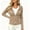 Khaki, variant on CBASIHI Womens Slim Fit Zip Up Sweaters- Long Sleeve Ribbed Knit Fall Stretchy Hooded Casual Trendy Lightweight Cardigans Khaki Size S-2XL