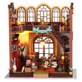 thumbnail image 3 of DIY Book Nook Kit with LED Light 3D Wooden Puzzle Bookend Kit Creative Booknook Bookshelf Insert Exquisite Bookend Model Kit, 3 of 8