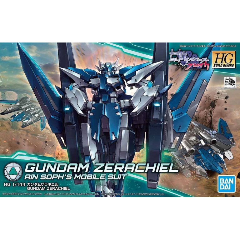 Bandai Genuine Assembled GUNDAM - HGBD 1/144 Gundam Zerachiel Ain Soph Mobile Su