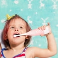 thumbnail image 1 of Cepillo de dientes infantil a pilas, con cerdas suaves y reemplazables. Ideal para niños mayores de 3 años. Cepillo de dientes de plástico para viajes., 1 of 6