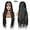 #1B #Black, variant on 34" Long Knotless Cornrow Box Braided Wigs For Black Women Lace Front African Braiding Hair Synthetic Lace Frontal Lightweight Dreadlock Wig (#1B #Black)