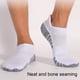 thumbnail image 5 of Minnieouse Calcetines para correr de toalla engrosada mejorada para absorción de sudor y comodidad transpirable algodón antideslizante activo Medias gris oscuro L (39-42), 5 of 6