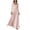 #6Pink, variant on MYAOYI Womens Long Sleeve A-Line Dress Square Neck Pleated Maxi
