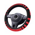 thumbnail image 3 of 38cm Car Steering Wheel Cover Abstract Red Lines Universal Cute Auto ration Colorful Automobile Accessory, 3 of 4
