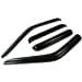 thumbnail image 3 of DNA MOTORING WVS-106 Dark Smoke Vent Window Visor Deflector Rain/Sun Guard, 4 Piece, 3 of 10
