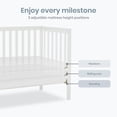 thumbnail image 5 of Dream On Me Edgewood 4-In-1 Convertible Mini Crib In White, 5 of 10