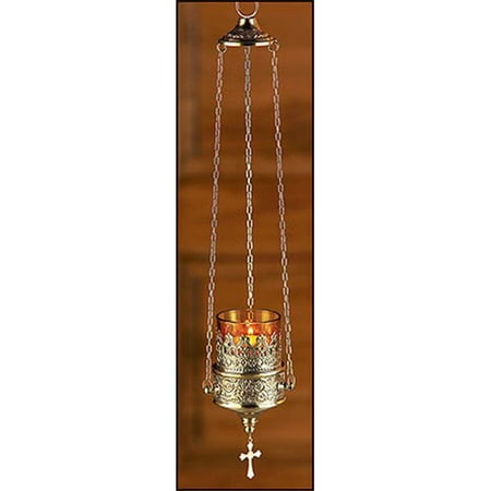 Christian Brands Church Supply MS904 Sanctuary Lamp with Amber Christian Brands Church Supply MS904 Sanctuary Lamp with Amber