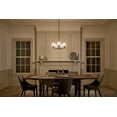 thumbnail image 5 of Kichler Winslow 5 Light Black Contemporary Chandelier with Clear Seeded Glass, 5 of 11