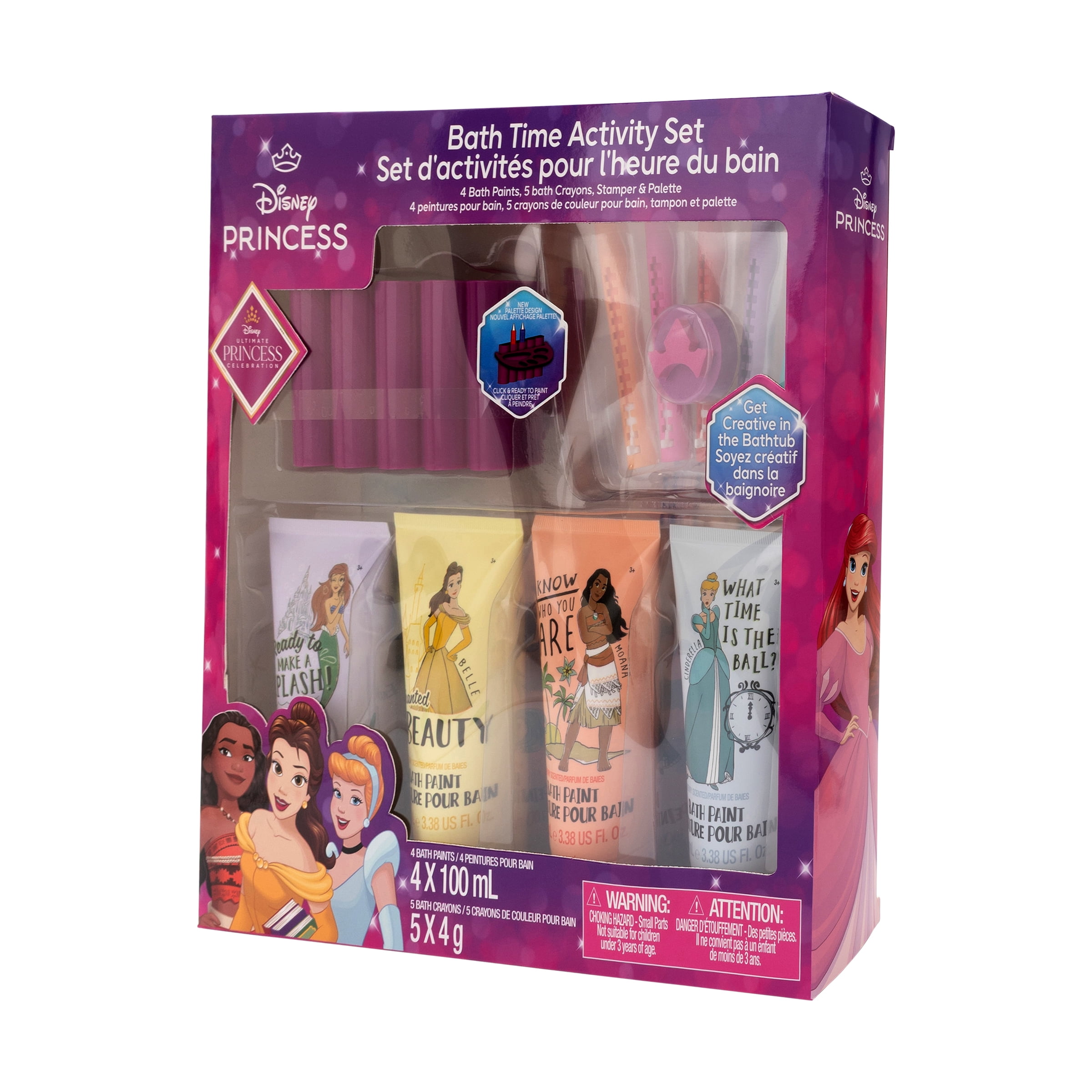 Disney Princess Bath Time Activity Set, Princess Bath Time Activity Set