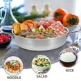 thumbnail image 3 of TABLZONE 3pcs Instant Noodle Cooker Stainless Steel Round Cooking Everyday Use, 3 of 5