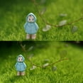 thumbnail image 2 of Dosaele 6 Pcs Mini Lawn Landscape Accessory Artificial Grass for Crafts Faux Plants Greenery Decor DIY Fake Pvc, 2 of 6