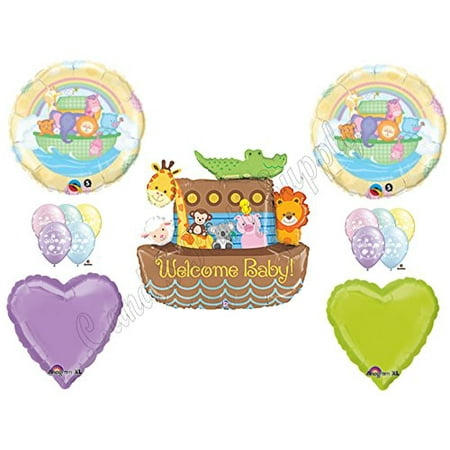 Noahs Ark Baby Shower Tea - NOAH'S ARK WELCOME BABY SHOWER Balloons Decorations Supplies Duck