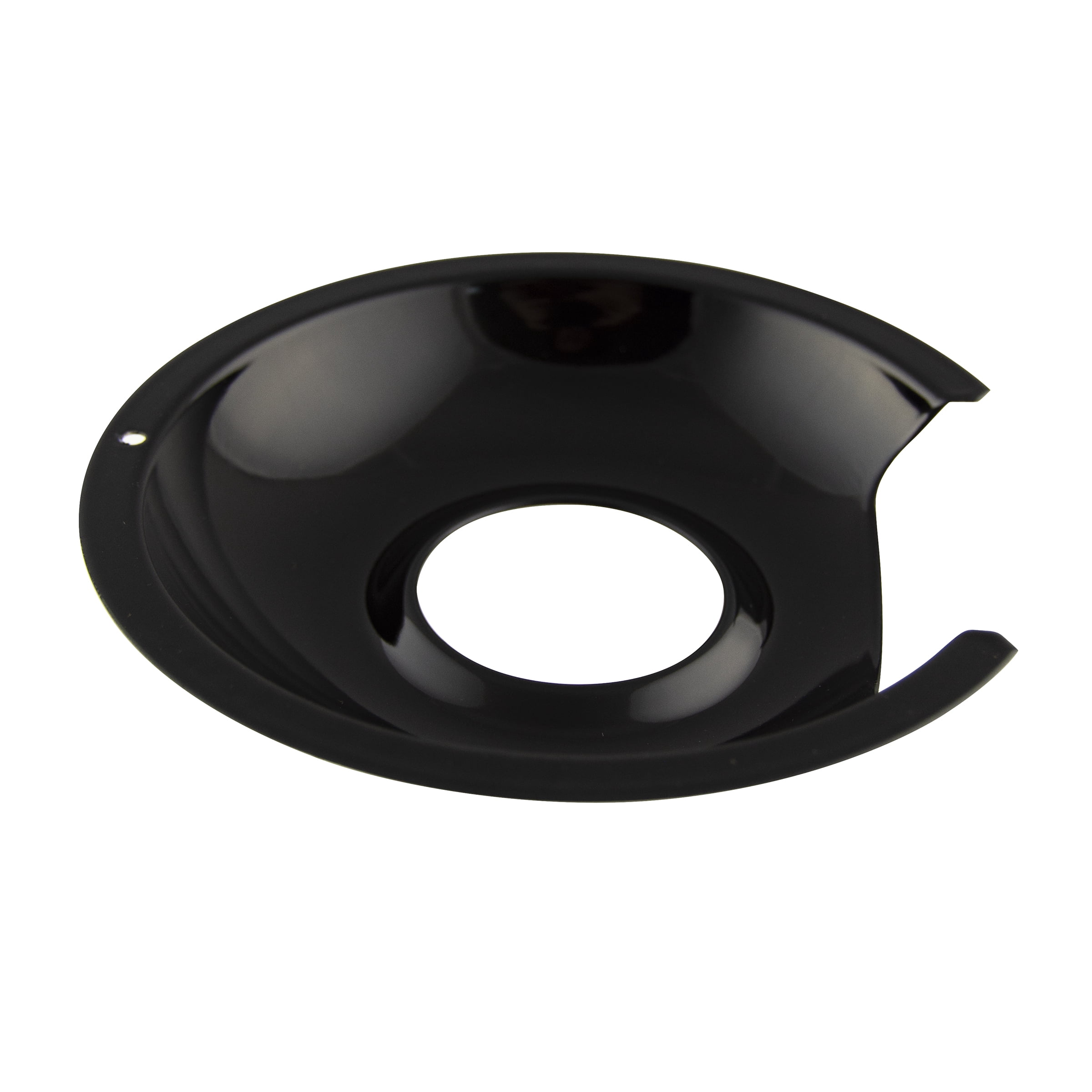 Range Kleen P1056RGE8Z Drip Pan & Trim Ring Black Porcelain, 3 Small & 1 Large each, 8 Pk