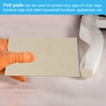 thumbnail image 6 of Uxcell 8x6 Inch Lamp Base Felt, 5Pack 2mm Thickness Rectangle Soft Adhesive Non-slip Backed Felt Beige, 6 of 7