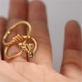 thumbnail image 4 of Fashion Zircon Constellations Open Rings Unique Finger Rings Birthday Gifts, 4 of 21