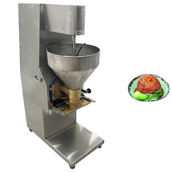 INTBUYING Commercial Meatball Forming Machine with Dia 45/50/55/60mm Dies 260pcs/min Yield