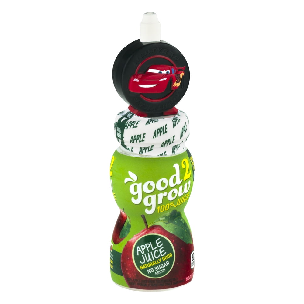 good2grow 6oz 100 Apple Juice Single Serve (Character Tops Vary