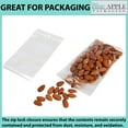 thumbnail image 5 of 2 Mil Hang Hole Clear Plastic Polypropylene Zip Bags - 6 x 9 & (1000 Bags), 5 of 7