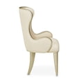 thumbnail image 5 of Michael Amini Villa Cherie Fabric Desk Chair in Pearl Ivory/Chardonnay, 5 of 15