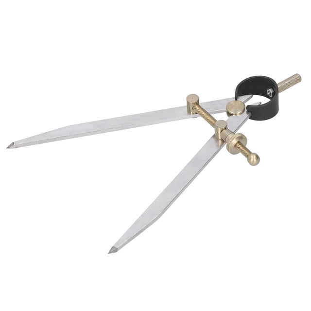 Spacing Gauge, Woodworking Dividers, Leather Craft Compasses, Compass Drawing Tool, with Forging Using Professional Methods, for Draw Lines From Edges, Arcs