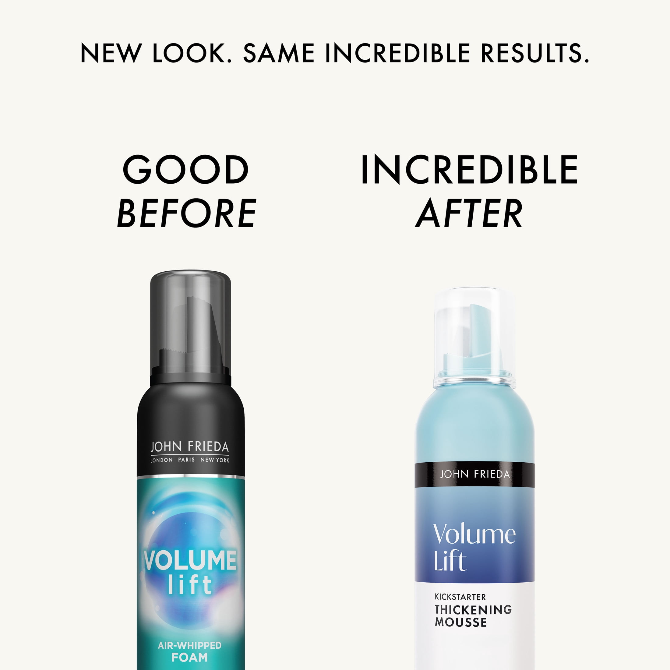 John Frieda Volume Lift Kickstarter Thickening Mousse, Volumizing Mousse For Fine Hair, 7.5 oz