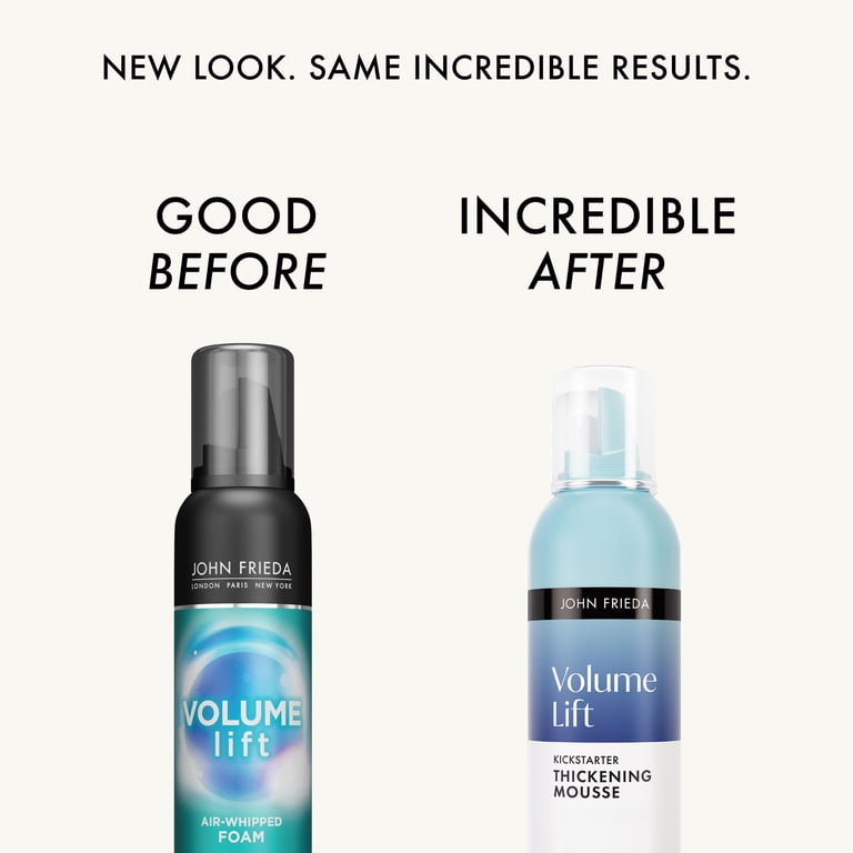John Frieda Volume Lift Kickstarter Thickening Mousse, Volumizing