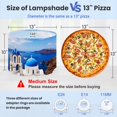 thumbnail image 2 of Lampshades 2 Pack Beautiful Scenery Landscape Santorini Churches Sea View 13"x13"x10" Light Shade for Table Lamps Floor Lamps Drum Lamp Shades Lampshade Replacement Easy Assembly, 2 of 8