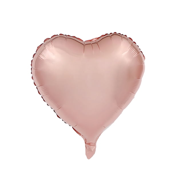 Conjunto de globos de papel de aluminio Wosthever Oro Rosa 18 Pulgadas